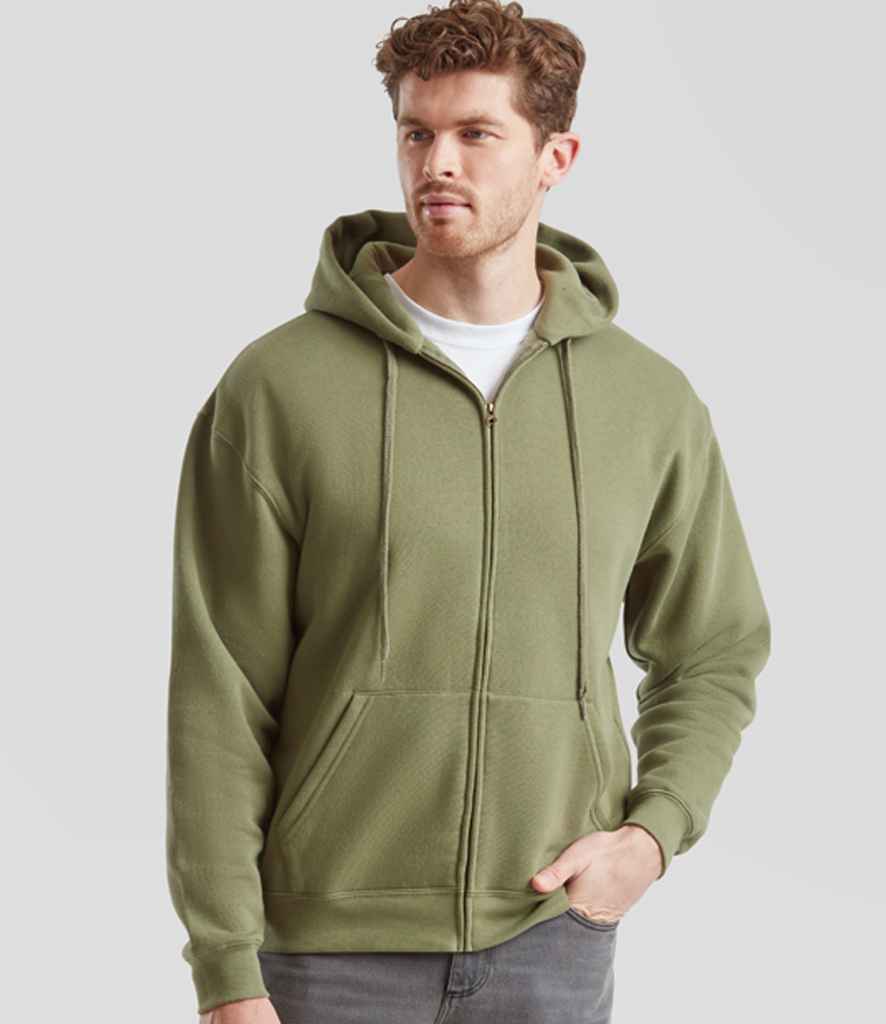 SSE16 Fruit of the Loom Premium Zip Hooded Sweatshirt