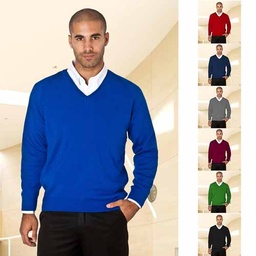 Wool-Mix V-Neck Knitted Jumper
