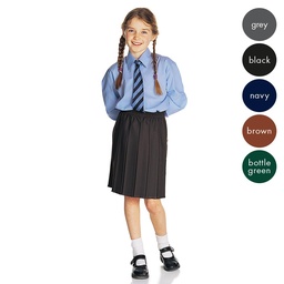 Girls All Box Pleat School Skirt – Primary